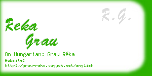 reka grau business card